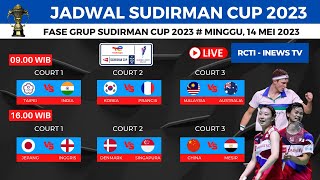 Jepang vs Inggris  Denmark vs Singapura  Sudirman Cup Finals 2023  SCHEDULE DAY 1 [upl. by Nnagrom]