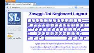 How to install Zawgyi Keyboard for Shan Unicodeshanloadcom [upl. by Llerral]