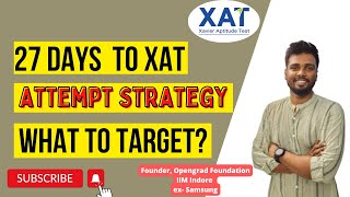 XAT Preparation Strategy Ideal Attempts Important Topics  Get into Indias Oldest BSchool [upl. by Aititil11]