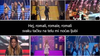 Ana Nikolić  Romale Romali Live Comparisons [upl. by Loeb]