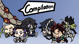 Anime Chibi Demon Slayer vs Finger  Compilation 2 [upl. by Crist]