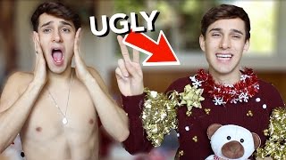 DIY UGLY CHRISTMAS SWEATER CHEAP AND EASY FAIL [upl. by Art]