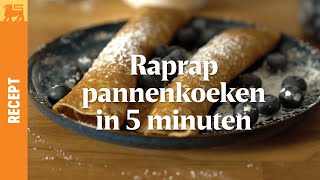 Raprap pannenkoeken in 5 minuten [upl. by Rusert]