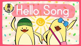 Hello Song for Kids  Greeting Song for Kids  The Singing Walrus [upl. by Oiliduab63]