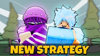 We found the NEW BEST DUELS STRATEGY in Roblox Bedwars [upl. by Eedyaj]