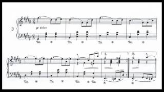 Johannes BRAHMS Valse in G sharp minor Op 39 n° 3 HD [upl. by Linad]