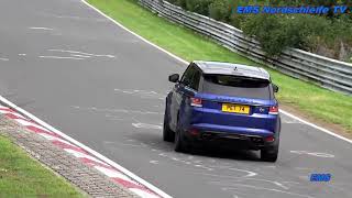 Nurburgring in Range Rover SVR 10 9 2017 [upl. by Akinnor521]