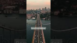 Bosphorus Bridge  Drone Shot [upl. by Tterb18]