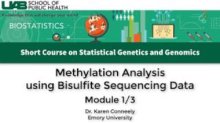 Bisulfite Methylation Sequencing Analysis  Module 1 [upl. by Hillman522]