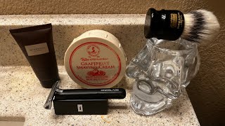 OneBlade “The Element” TOBs Grapefruit Simpson Chubby 2 Synthetic amp Burberry London Aftershave [upl. by Kelci]