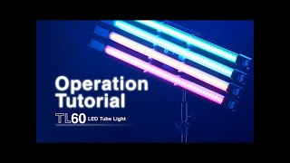 Godox LED Tube Light TL60 Operation Tutorial [upl. by Standing]