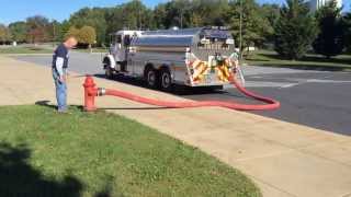 Tanker 14  OnePerson Fill Operation at a Fire Hydrant [upl. by Onurb]