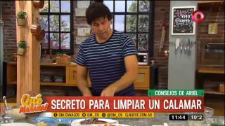 Consejos de Ariel secreto para limpiar un calamar [upl. by Trudy]