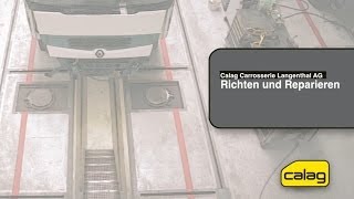 Reparatur LKW UnfallInstandsetzung durch Calag Carrosserie Langenthal AG [upl. by Atnahs965]