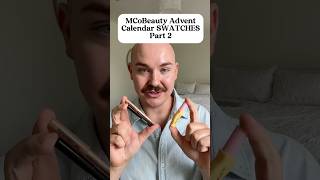 🎁 MCoBeauty Advent Calendar Swatches 💄 Part 2 adventcalendar [upl. by Ecirtaemed]