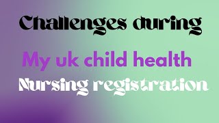 Paediatric nursing registration challenges [upl. by Haeckel]