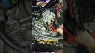 Mio J 130 TU Injeksi Pakai Throttle Body Mx King otomotif tips shorts mioboreup [upl. by Atnaloj]