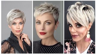 Top bold and popular haircuts for women Trendding fashion ideas short haircuts pixie 2024 [upl. by Akemehs]