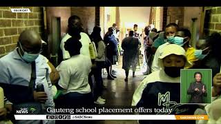 Gauteng Department of Education to start issuing placement offers [upl. by Enirak954]