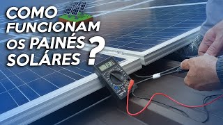 Como funcionam os PAINÉIS SOLARES Como os Painéis Solares Transformam Luz em Energia Elétrica [upl. by Pitzer]