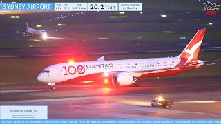 🔴 LIVE  EPIC NIGHT Plane Spotting wKurt  ATC  Sydney Airport SYD YSSY 🔴 [upl. by Aaren]