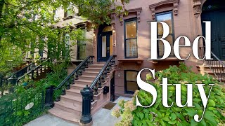 Love Open Floor Plans Tour this Updated Brooklyn Brownstone w a Huge Parlor amp NYC Skyline Views [upl. by Eigla]