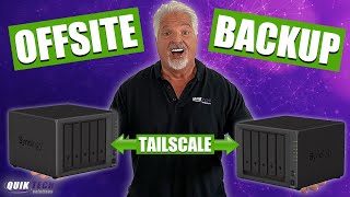 How to Backup one Synology NAS to Another Synology for an Offsite backup using Tailscale [upl. by Clift]