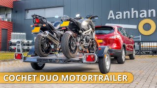 Cochet DUO zakbare motortrailer bij Aanhangcars [upl. by Gamber889]