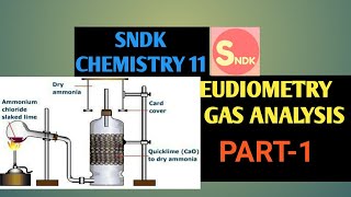 EUDIOMETRY gas analysis Concept part1 [upl. by Aicatsal459]