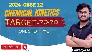 Chemical kinetics class 12 one shot PYQs questions practice PYQs Target2024 CBSE board [upl. by Jamima464]