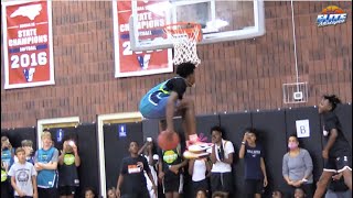 61 Treymane Parker SHUT DOWN THE GYM Dunks OVER 6’10 Quincy Miller [upl. by Kenn]