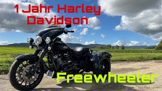 1 Jahr Harley Davidson Freewheeler Facts HarleyDavidsonFactoryHarleyDavidsonHannover [upl. by Narton418]