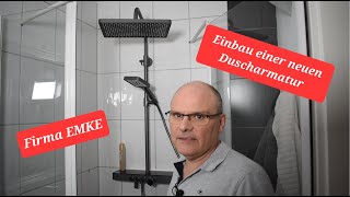 Alte Duscharmatur gegen eine neue Armatur F10 von EMKE getauscht [upl. by Jairia]