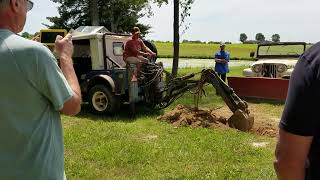 Hueston Woods State Park Ohio Willys Backhoe Jeep Demonstration May 2024 [upl. by Adnohsel45]