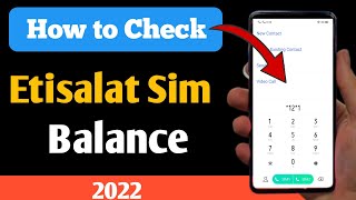 how to check etisalat balance [upl. by Yaker]