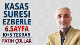 Kasas suresi 6sayfa ezberle 10 tekrar Fatih Çollak 12dönüş 20sayfa Kuranı Kerim 389sayfa [upl. by Hammel]