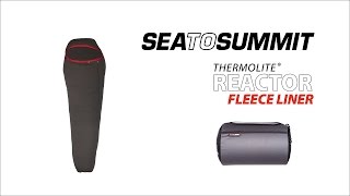 Sea to Summit Reactor Fleece Liner [upl. by Alleuol]