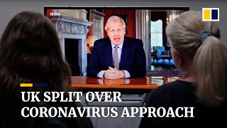 Boris Johnson’s new ‘stay alert’ message splits UK over coronavirus approach [upl. by Anyela338]