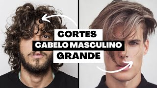 ðŸ”´ CORTES DE CABELO GRANDE PARA HOMEM  DICAS DE CABELO PARA HOMENS  ALEX CURSINO [upl. by Ynhoj578]