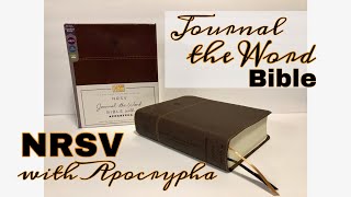 NRSV Journal the Word Bible Review with Apocrypha [upl. by Akimat]