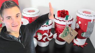 DIY How to Wrap a Gift Card Starbucks Last Minute Holiday Gift Ideas [upl. by Berlauda]