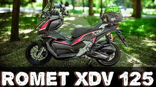 Advenczer skuter  Romet XDV 125  TEST [upl. by Ennaej]