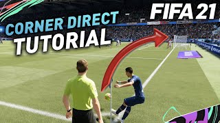 TUTO FIFA 21  MARQUER EN CORNER DIRECT corner rentrant [upl. by Hintze898]