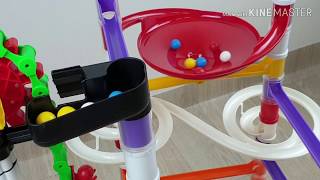 REVIEW1 Quercetti Elevator Marble run マブラン마블런 Basic Structure [upl. by Laith]