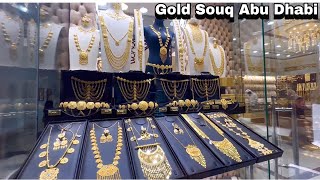 Gold Souq Abu Dhabi Walking Tour  Madinat Zayed Shopping Centre [upl. by Mientao829]