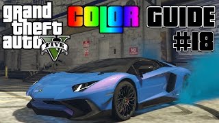 GTA 5 Online 15 Awesome Custom Car Paint Job Combos GTA V [upl. by Limaa]