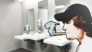 HOTBOXING THE SCHOOL BATHROOM [upl. by Odnaloy17]