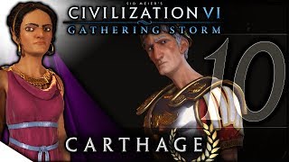 Bitter Retreat  Phoenicia Gameplay  Civilization VI Gathering Storm — CARTHAGE 10 [upl. by Digdirb]