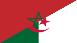 Morocco Vs Algeria  National Anthem Battle [upl. by Levins18]