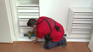 How to fit Wardrobes with sliding doors [upl. by Wilfrid]